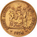 Monnaie, Afrique du Sud, 2 Cents, 1974, TTB+, Bronze, KM:83