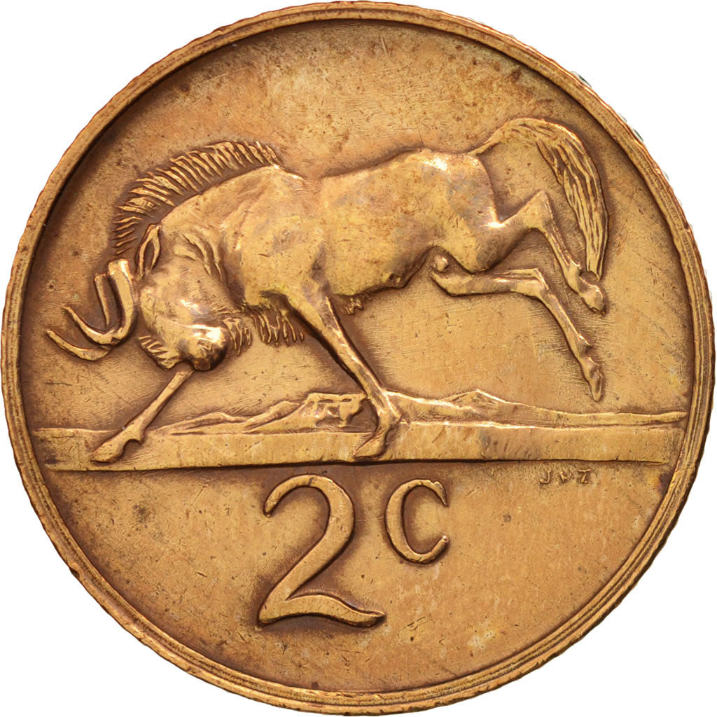 Monnaie, Afrique du Sud, 2 Cents, 1974, TTB+, Bronze, KM:83