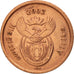 South Africa, 5 Cents, 2002, Pretoria, EF(40-45), Copper Plated Steel, KM:268
