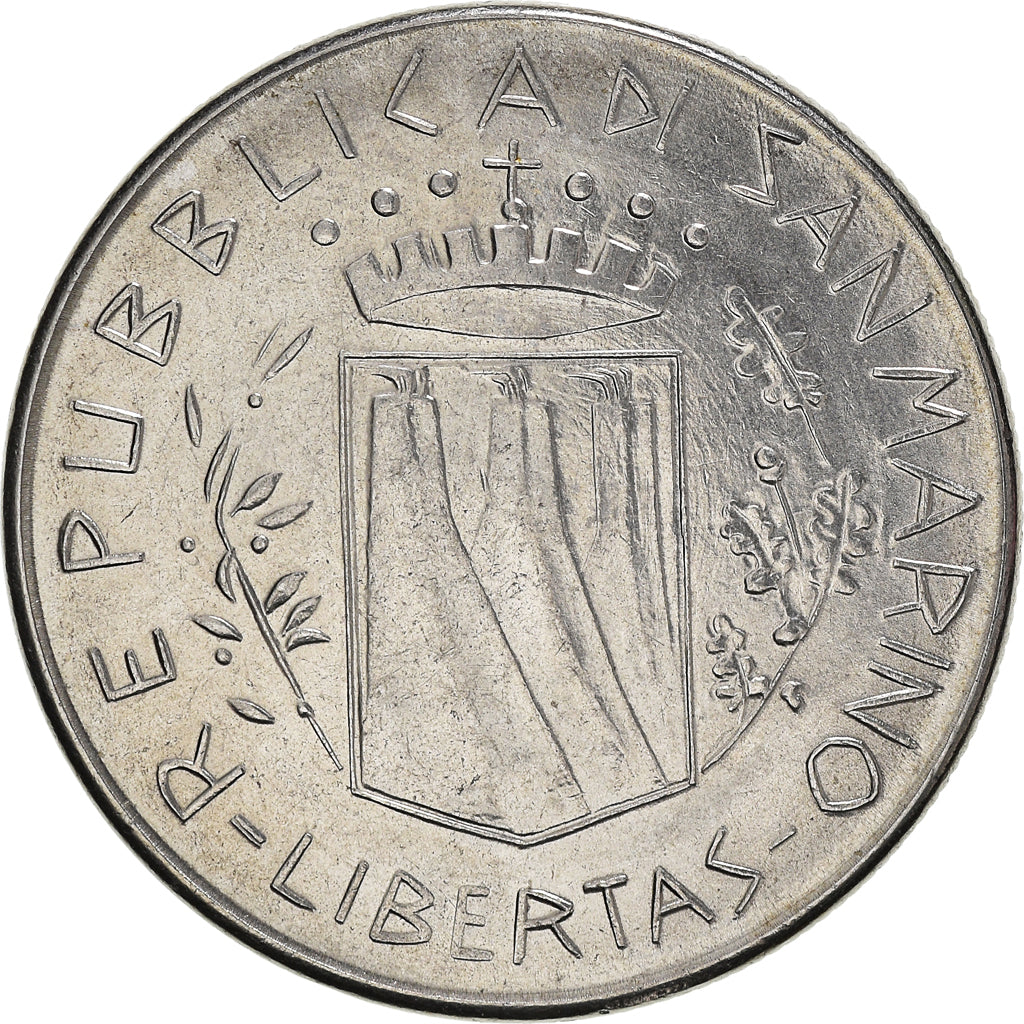 Moneda, San Marino, 100 Lire, 1981, SC+, Acero, KM:122