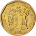 South Africa, 10 Cents, 1991, MS(63), Bronze Plated Steel, KM:135