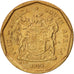 Coin, South Africa, 10 Cents, 1993, AU(55-58), Bronze Plated Steel, KM:135