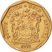 Coin, South Africa, 20 Cents, 1992, Pretoria, AU(55-58), Bronze Plated Steel