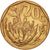 Moneta, Sudafrica, 20 Cents, 1992, Pretoria, SPL-, Acciaio placcato in bronzo