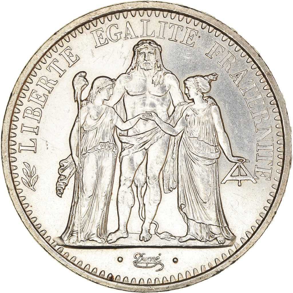 Moneta, Francia, Hercule, 10 Francs, 1967, Paris, SPL-, Argento, KM:932