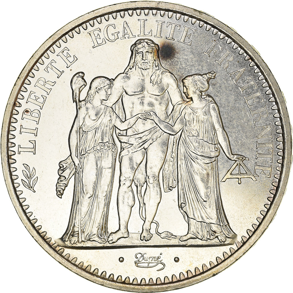 Coin, France, Hercule, 10 Francs, 1966, Paris, AU(55-58), Silver, KM:932