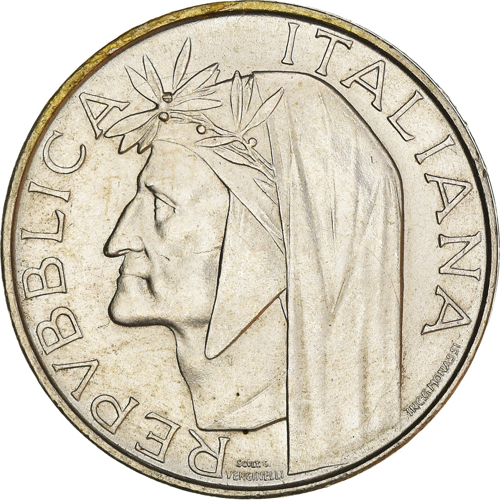 Coin, Italy, 500 Lire, 1965, Rome, MS(63), Silver, KM:100