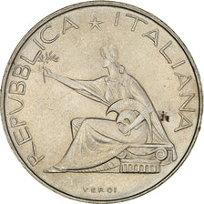 Coin, Italy, 500 Lire, 1961, Rome, AU(55-58), Silver, KM:99