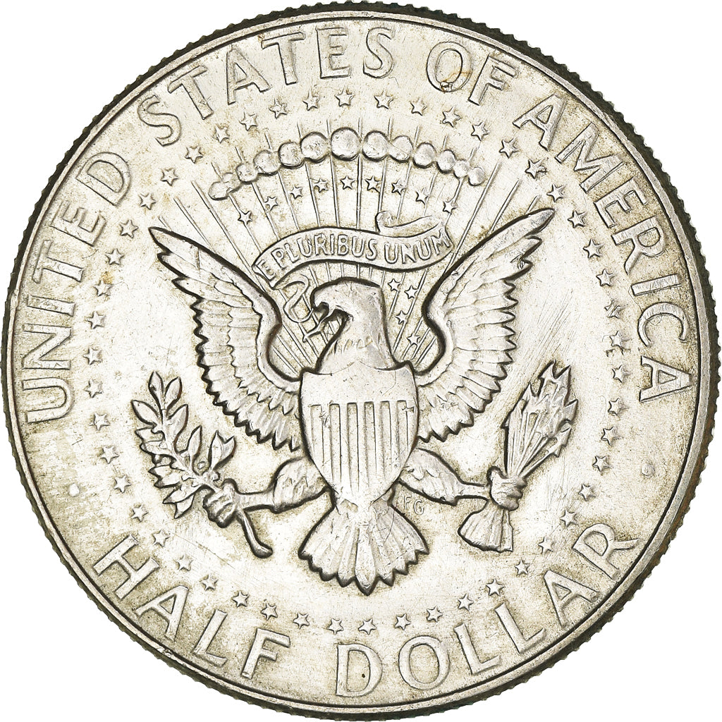 Coin, United States, Kennedy Half Dollar, Half Dollar, 1966, U.S. Mint