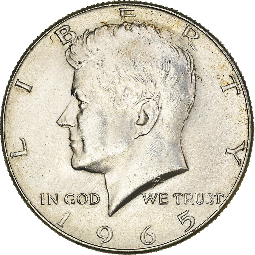 Monnaie, États-Unis, Kennedy Half Dollar, Half Dollar, 1965, U.S. Mint