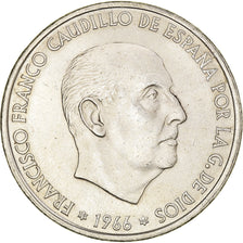 Monnaie, Espagne, Caudillo and regent, 100 Pesetas, 1968, Madrid, TTB+, Argent