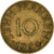 Moeda, SARRE, 10 Franken, 1954, Paris, VF(30-35), Alumínio-Bronze, KM:1
