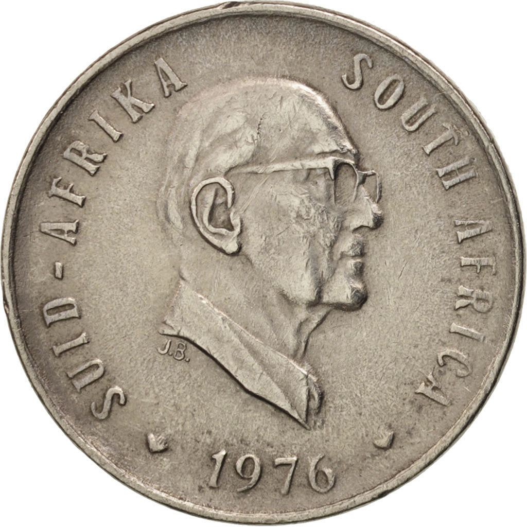 Monnaie, Afrique du Sud, 5 Cents, 1976, TTB, Nickel, KM:93