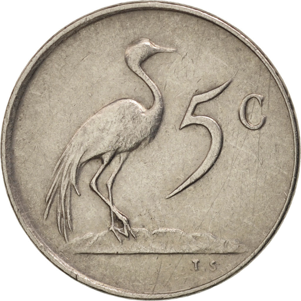 Monnaie, Afrique du Sud, 5 Cents, 1976, TTB, Nickel, KM:93