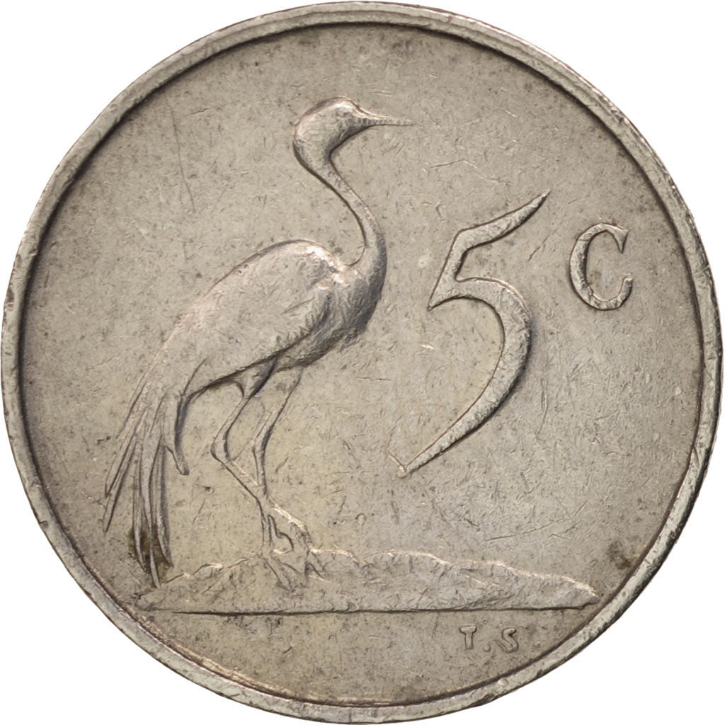 South Africa, 5 Cents, 1979, EF(40-45), Nickel, KM:100