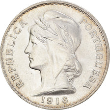 Moneda, Portugal, 50 Centavos, 1916, SC, Plata, KM:561
