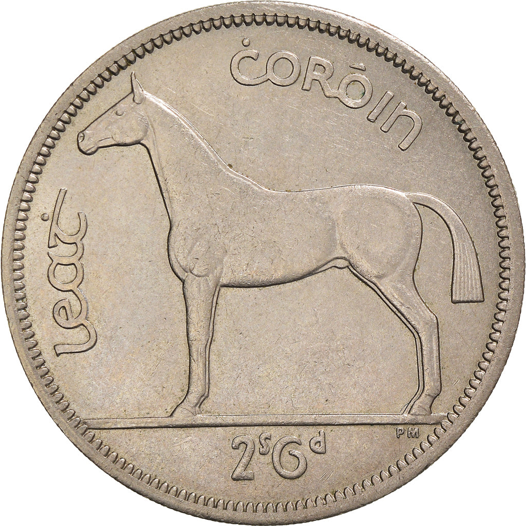 Coin, IRELAND REPUBLIC, 1/2 Crown, 1962, AU(55-58), Copper-nickel, KM:16a