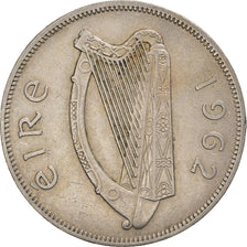 Moneta, REPUBBLICA D’IRLANDA, 1/2 Crown, 1962, BB, Rame-nichel, KM:16a