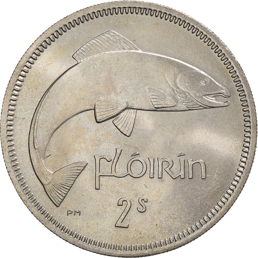 Coin, IRELAND REPUBLIC, Florin, 1968, MS(63), Copper-nickel, KM:15a