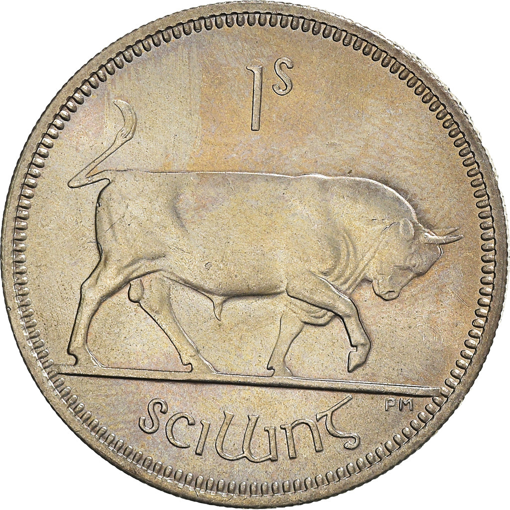 Coin, IRELAND REPUBLIC, Shilling, 1968, MS(63), Copper-nickel, KM:14A