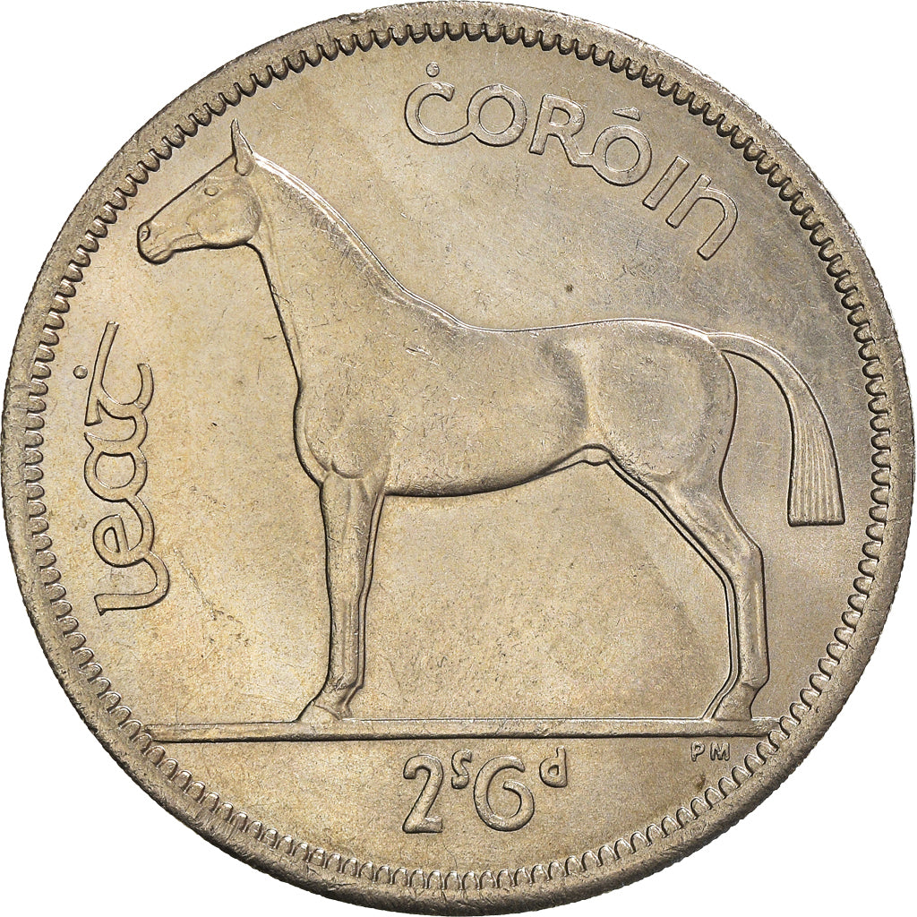 Coin, IRELAND REPUBLIC, 1/2 Crown, 1966, EF(40-45), Copper-nickel, KM:16a