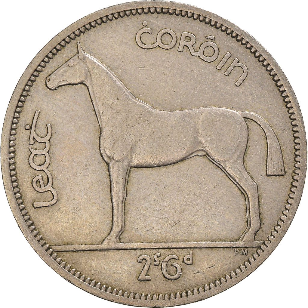 Coin, IRELAND REPUBLIC, 1/2 Crown, 1959, EF(40-45), Copper-nickel, KM:16a