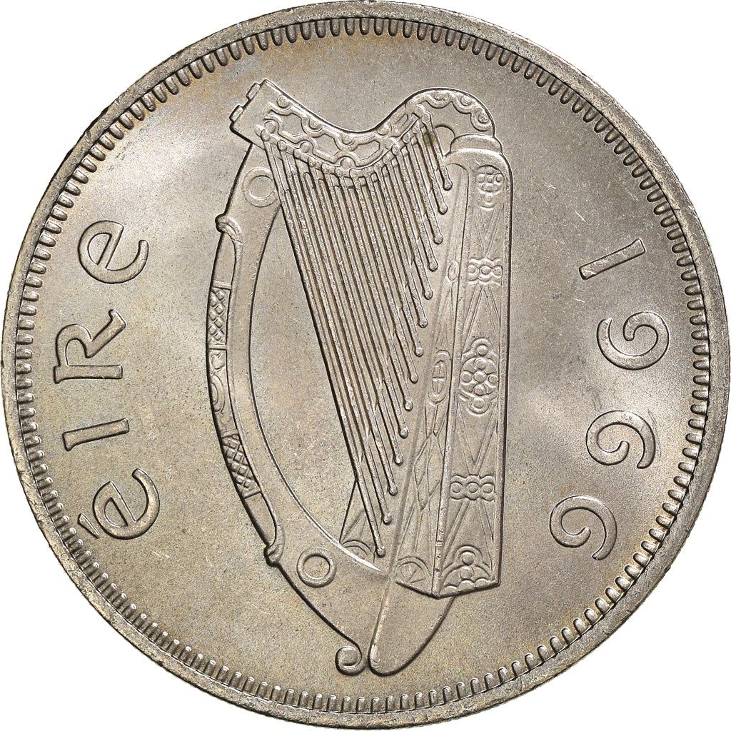 Monnaie, République d'Irlande, Florin, 1966, TTB+, Cupro-nickel, KM:15a