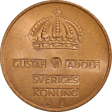 Coin, Sweden, Gustaf VI, 5 Öre, 1967, AU(55-58), Bronze, KM:822