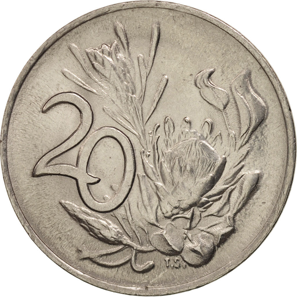 Monnaie, Afrique du Sud, 20 Cents, 1976, SUP, Nickel, KM:95