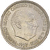 Moneta, Hiszpania, 50 Pesetas, 1960, EF(40-45), Miedź-Nikiel, KM:788