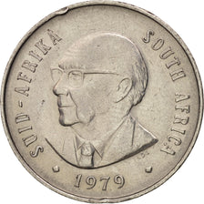 South Africa, 20 Cents, 1979, EF(40-45), Nickel, KM:102