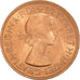 Moneta, Wielka Brytania, Elizabeth II, Penny, 1966, AU(55-58), Brązowy, KM:897