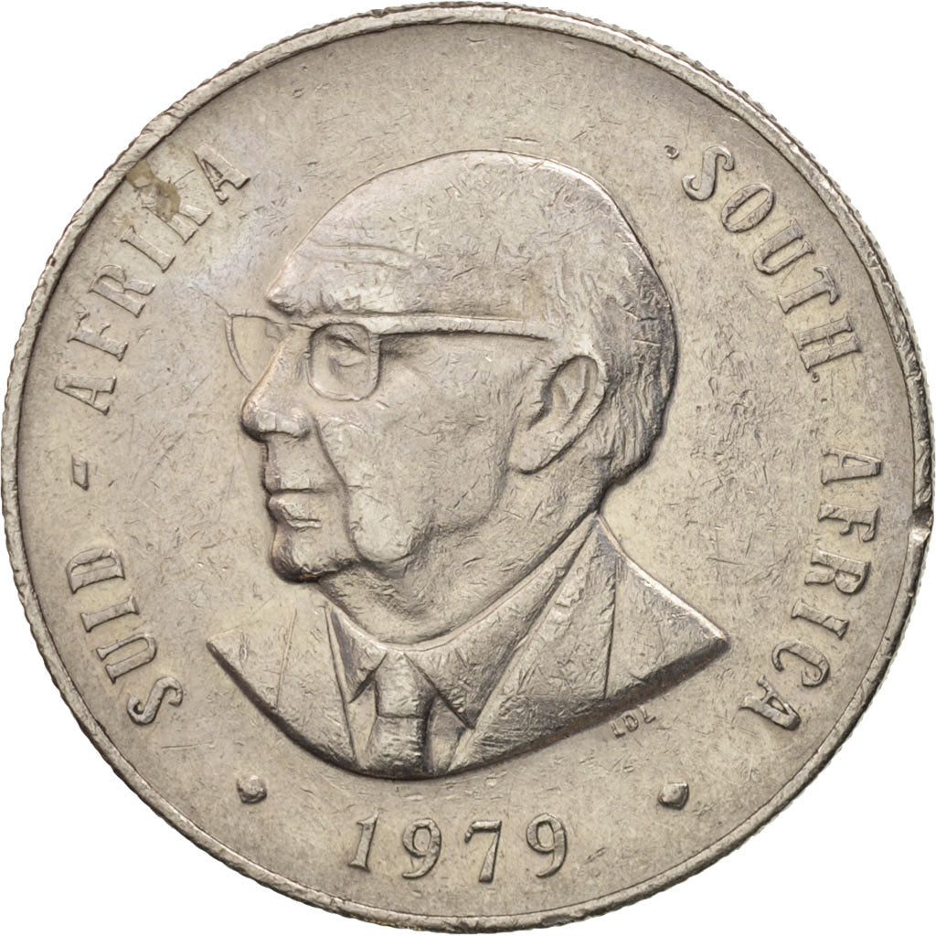 South Africa, Rand, 1979, EF(40-45), Nickel, KM:104