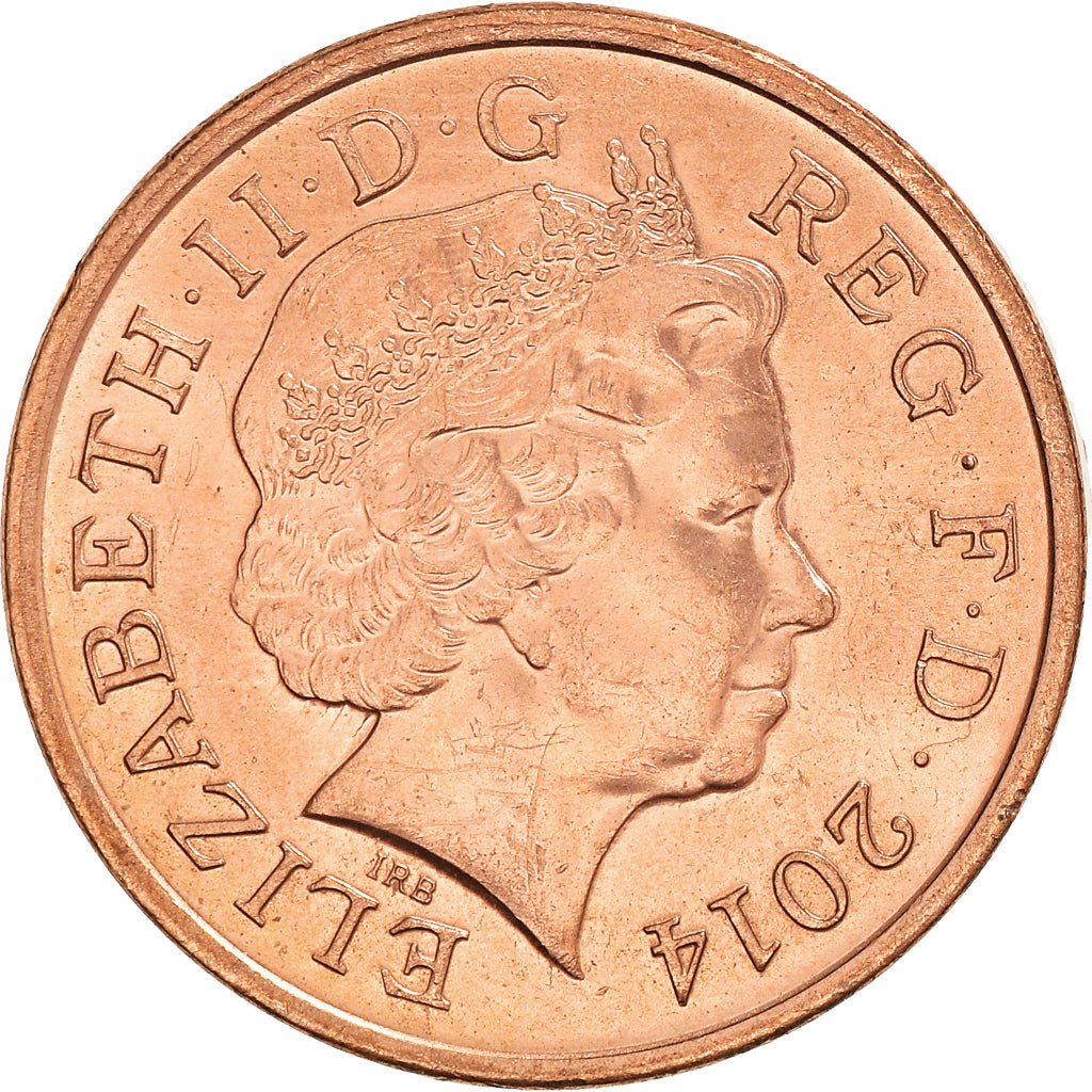 Moneta, Gran Bretagna, Elizabeth II, Penny, 2014, SPL-, Acciaio placcato rame