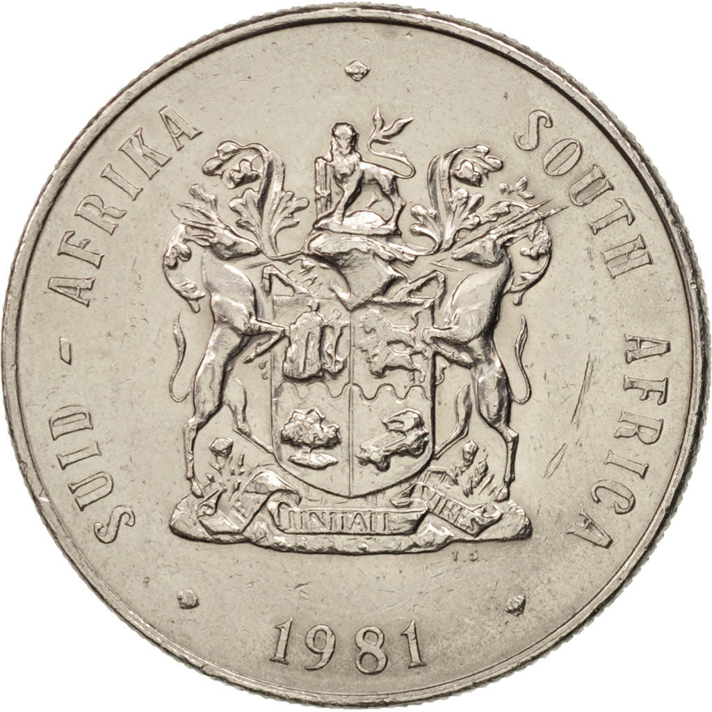 South Africa, Rand, 1981, AU(55-58), Nickel, KM:88a