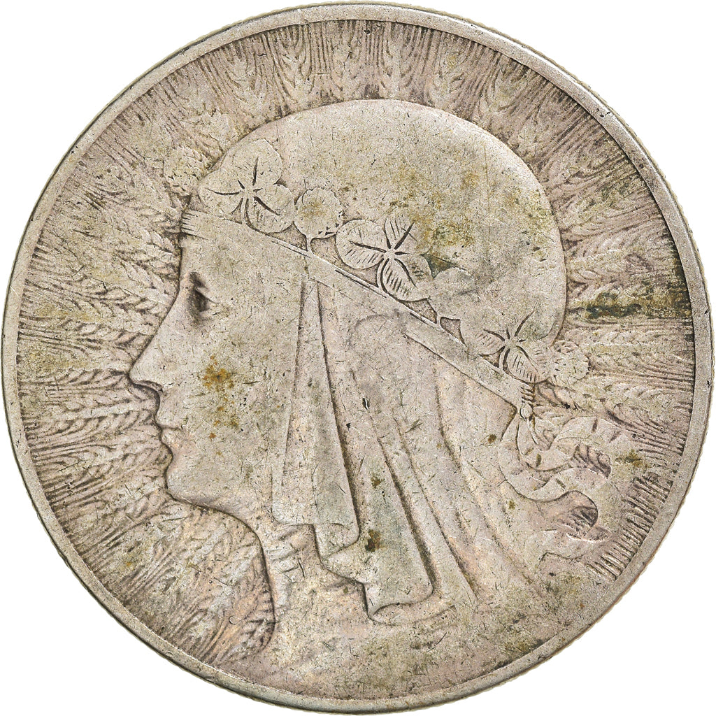 Monnaie, Pologne, 10 Zlotych, 1933, Warsaw, TB+, Argent, KM:22