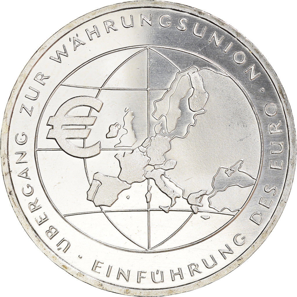 Coin, GERMANY - FEDERAL REPUBLIC, 10 Euro, 2002, Stuttgart, Germany, BE
