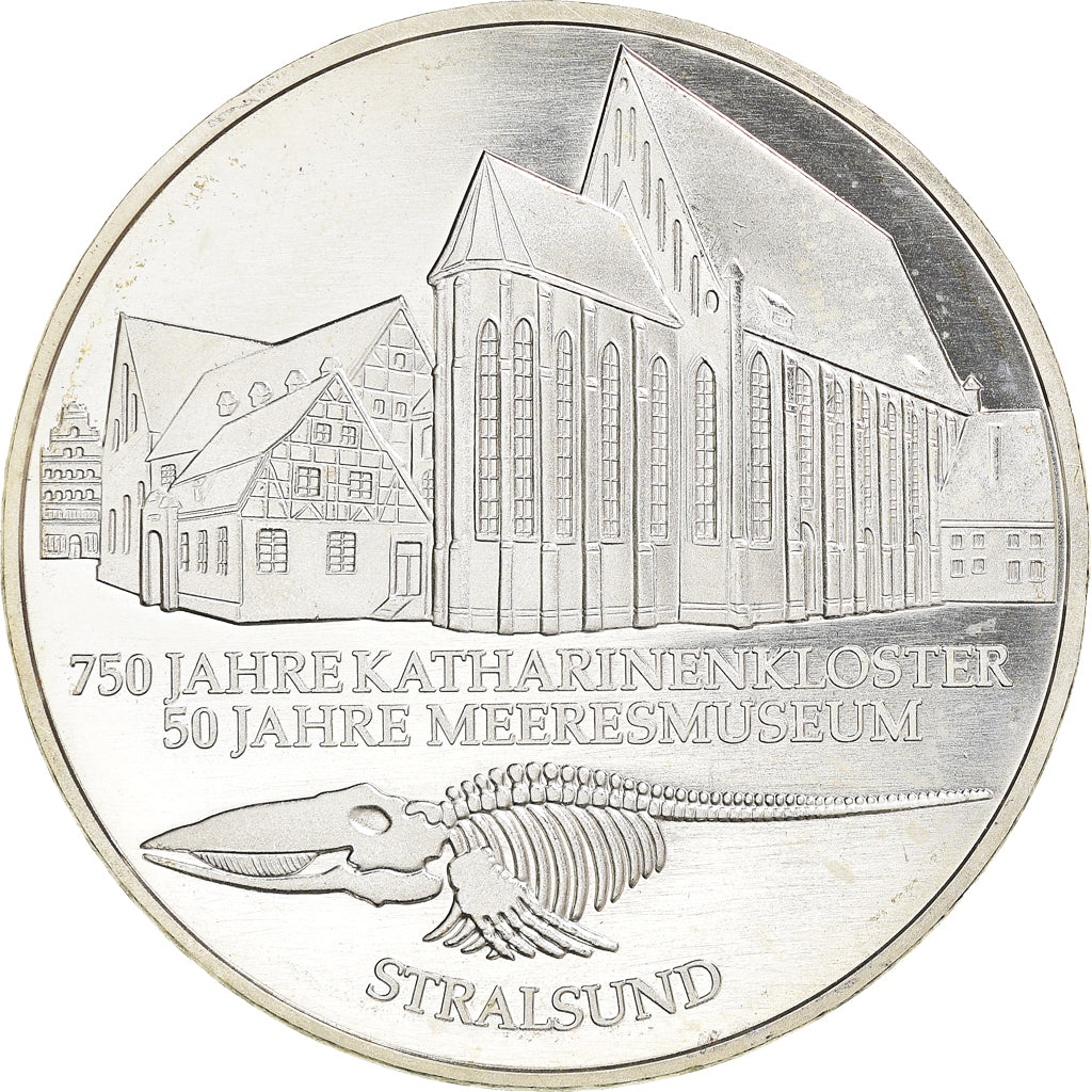 Coin, GERMANY - FEDERAL REPUBLIC, 10 Mark, 2001, Berlin, BE, MS(65-70), Silver