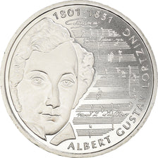 Coin, GERMANY - FEDERAL REPUBLIC, 10 Mark, 2001, Hamburg, BE, MS(65-70), Silver