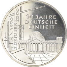 Coin, GERMANY - FEDERAL REPUBLIC, 10 Mark, 2000, Munich, BE, MS(65-70), Silver