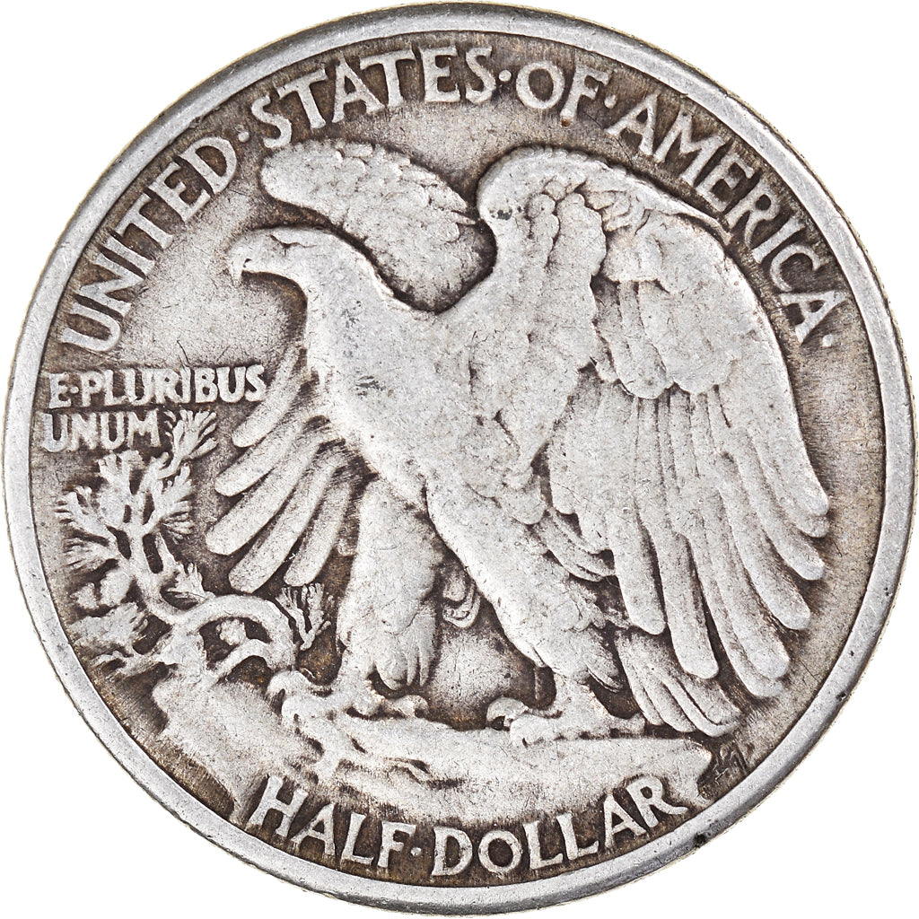 Coin, United States, Walking Liberty Half Dollar, Half Dollar, 1941, U.S. Mint