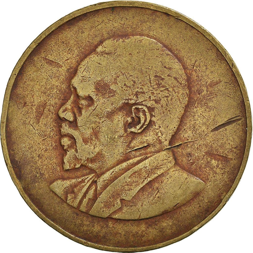 Moneta, Kenya, 10 Cents, 1968, MB+, Nichel-ottone, KM:2