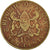 Münze, Kenya, 10 Cents, 1968, S+, Nickel-brass, KM:2