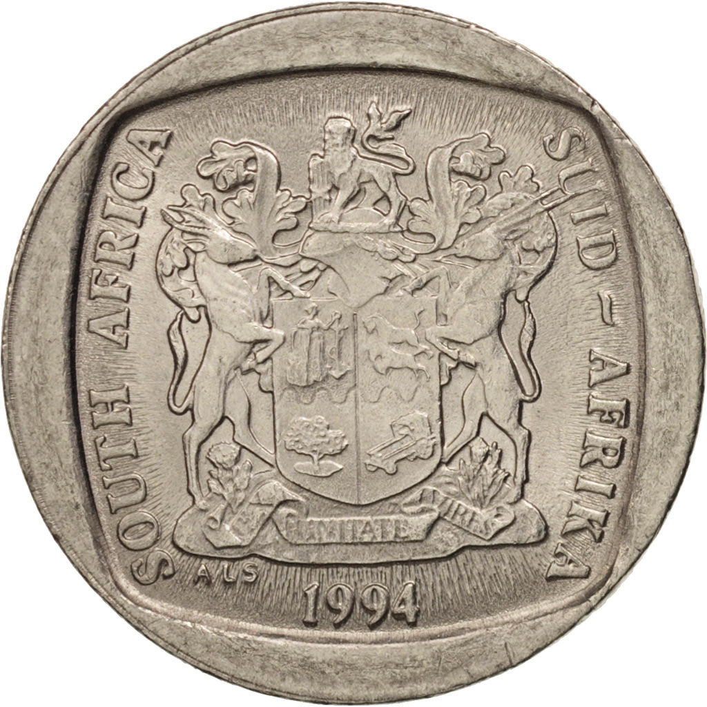 South Africa, Rand, 1994, MS(63), Nickel Plated Copper, KM:138