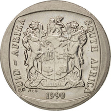 South Africa, 2 Rand, 1990, AU(55-58), Nickel Plated Copper, KM:139