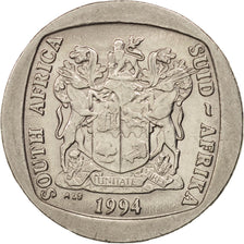 Coin, South Africa, 5 Rand, 1994, AU(55-58), Nickel Plated Copper, KM:140
