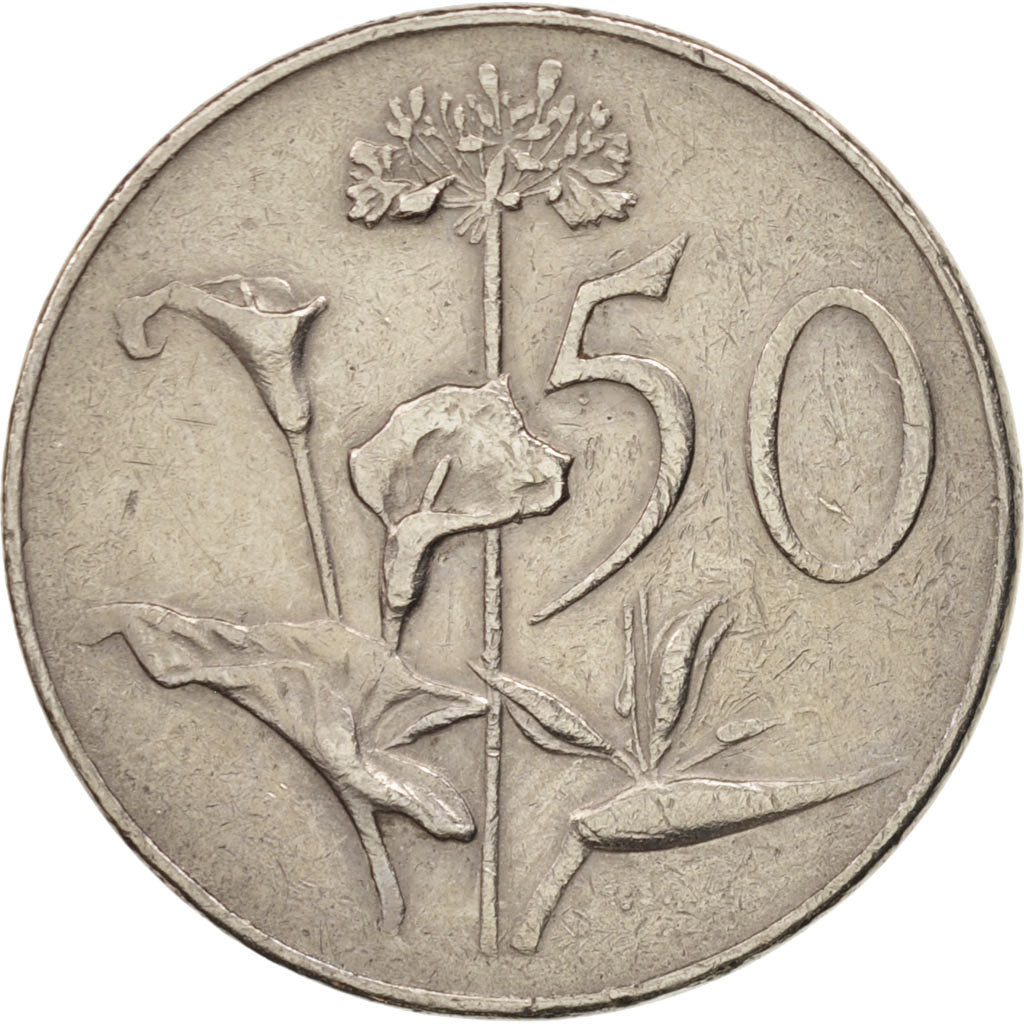 Monnaie, Afrique du Sud, 50 Cents, 1966, TTB, Nickel, KM:70.2