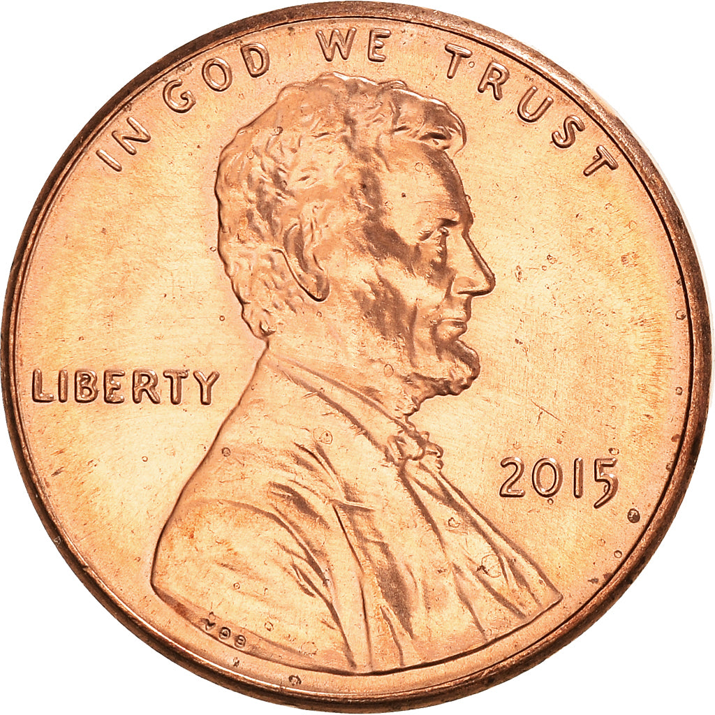 Moeda, Estados Unidos da América, Lincoln - Shield Reverse, Cent, 2015, U.S.