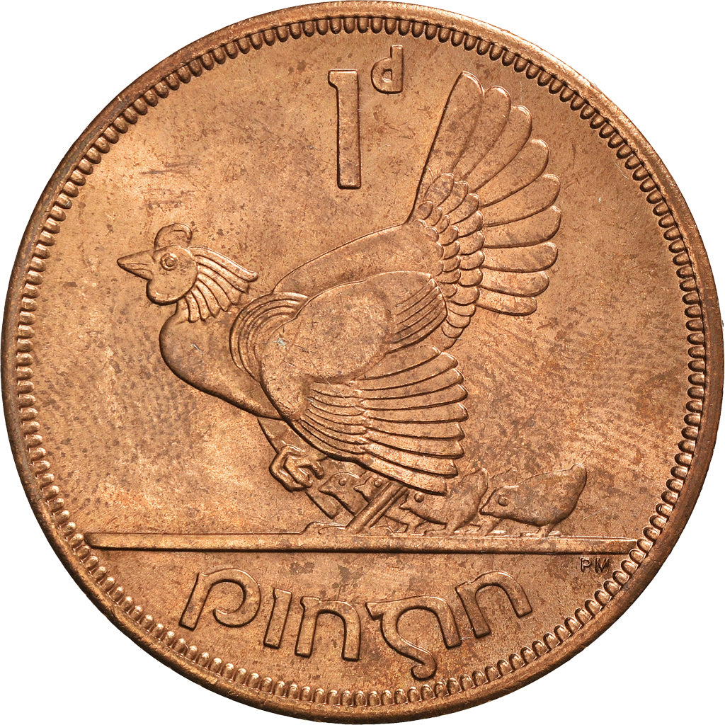 Coin, IRELAND REPUBLIC, Penny, 1967, EF(40-45), Bronze, KM:11