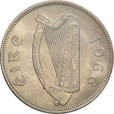 Coin, IRELAND REPUBLIC, 1/2 Crown, 1966, EF(40-45), Copper-nickel, KM:16a